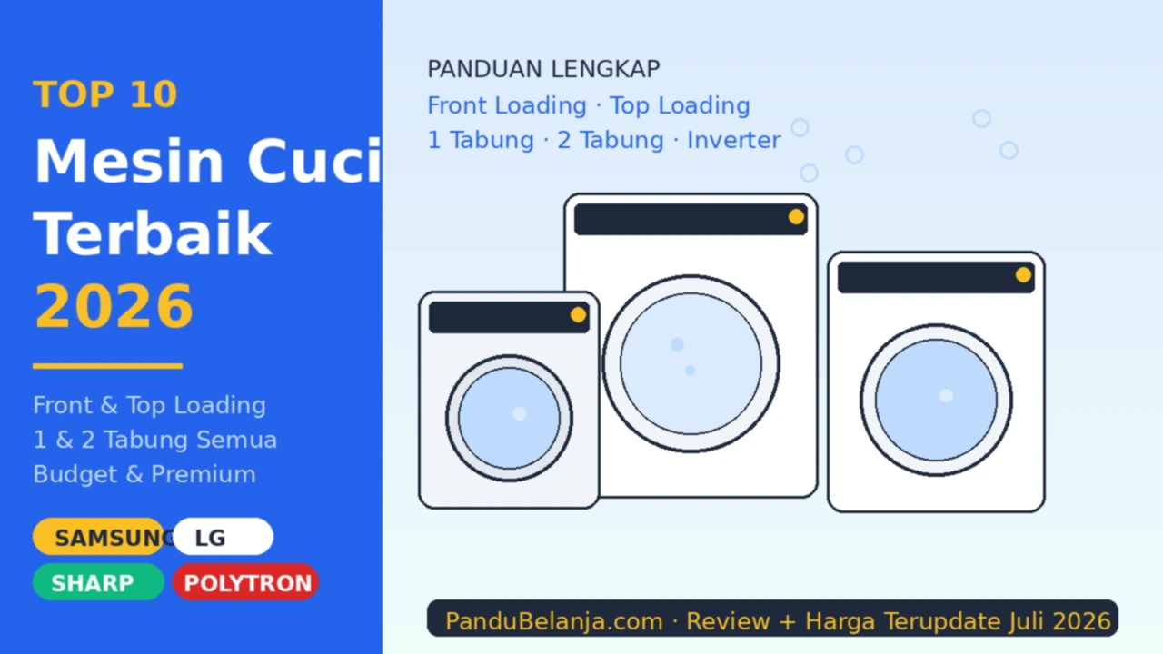 10 Mesin Cuci Terbaik 2026 lineup